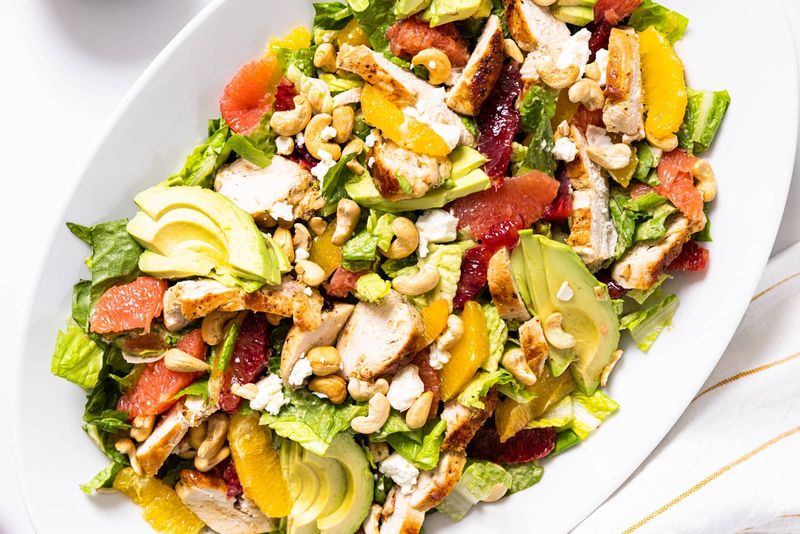 Citrus Chicken Salad With Toasted Seeds