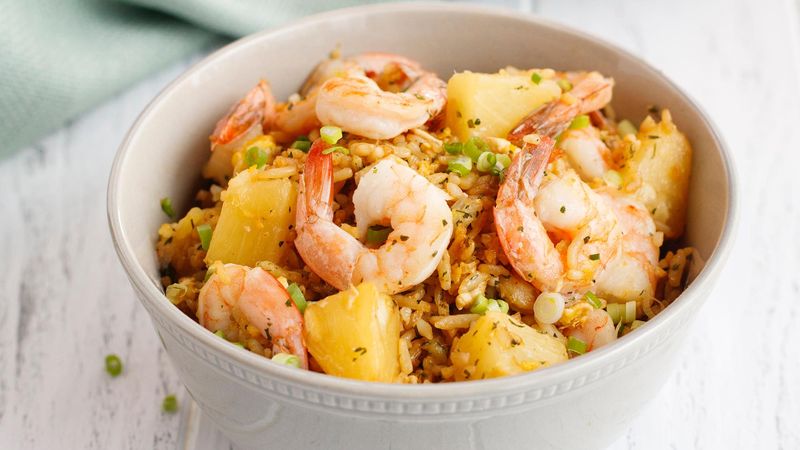 Thai Fried Prawn And Pineapple Rice