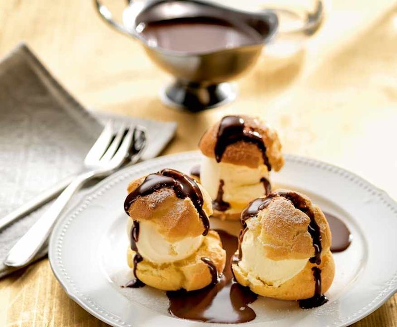 Taste The Difference Blonde Valentine's Profiteroles