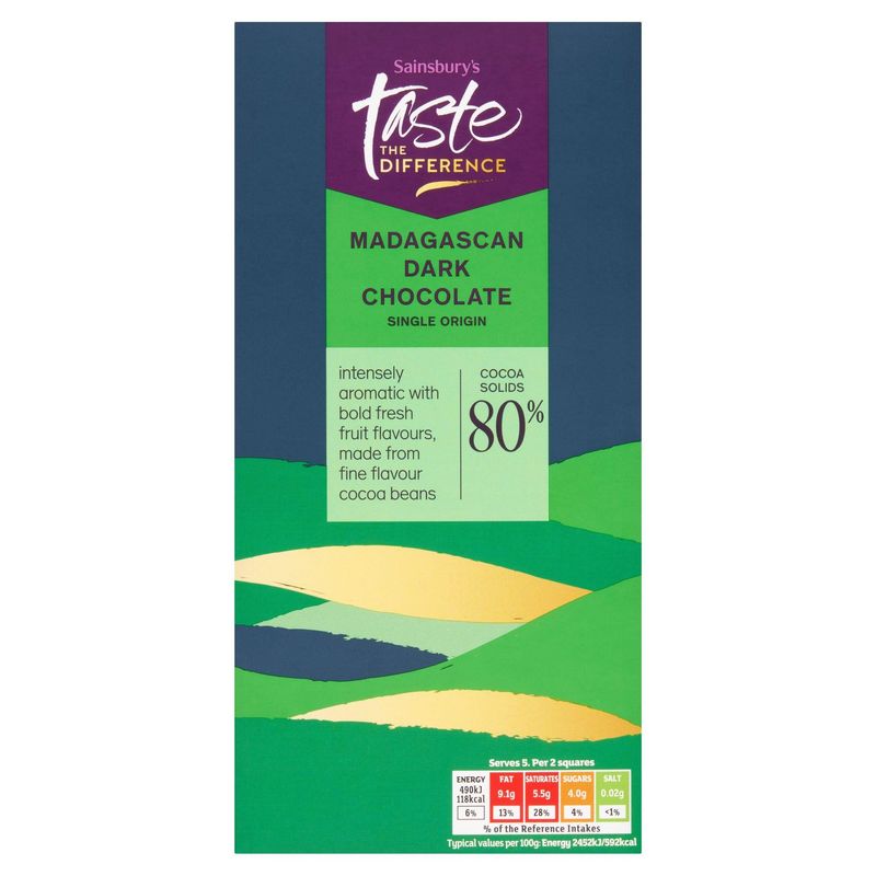 Sainsbury's Taste The Difference Dark Chocolate