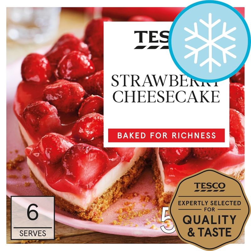 Tesco Finest Strawberry Cheesecake