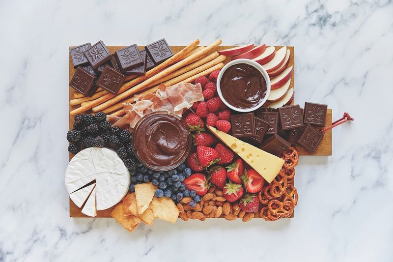 Chocolate And Berry Dessert Platter