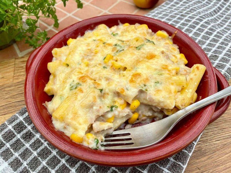 Tuna Sweetcorn Pasta Bake