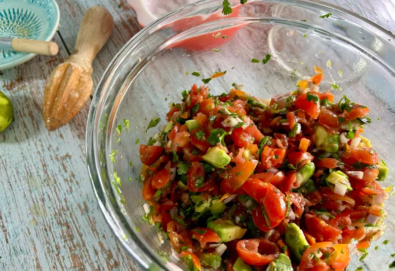 Salsa With Diced Tomatoes