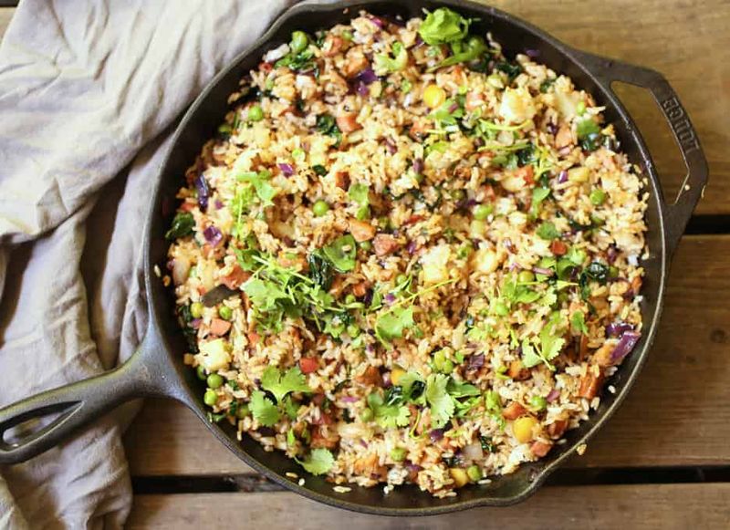 Fried Rice With Leftover Vegetables