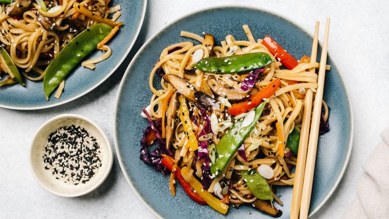 Stir-Fry Noodles With Seasonal Veg