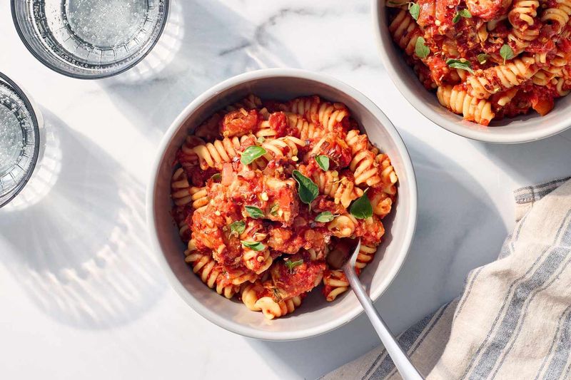 Tuna And Tomato Pasta