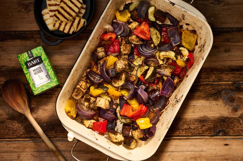Mediterranean Vegetable Traybake