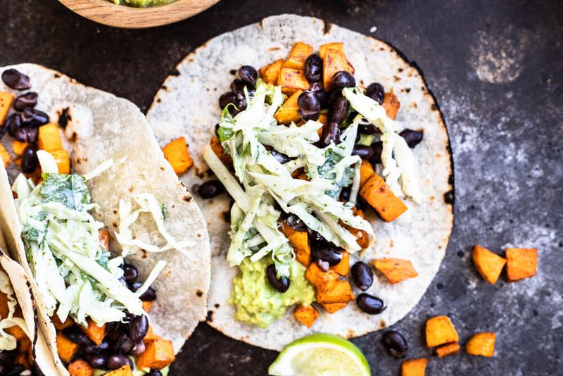 Sweet Potato And Black Bean Tacos