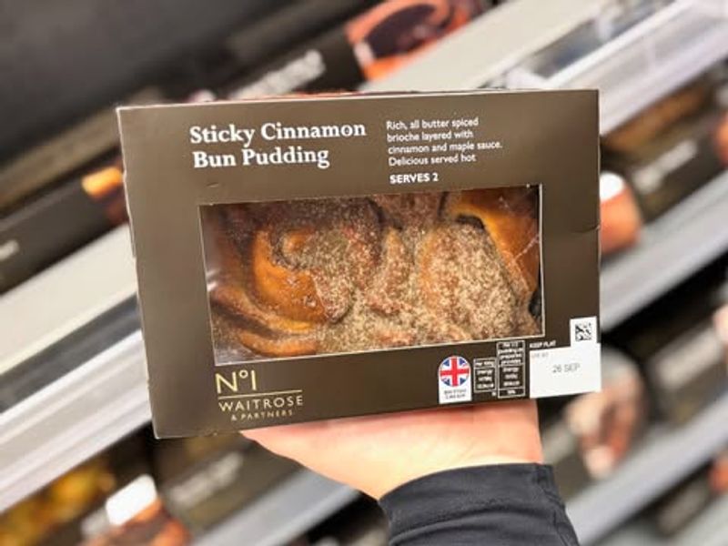 Waitrose No.1 Sticky Cinnamon Bun Pudding