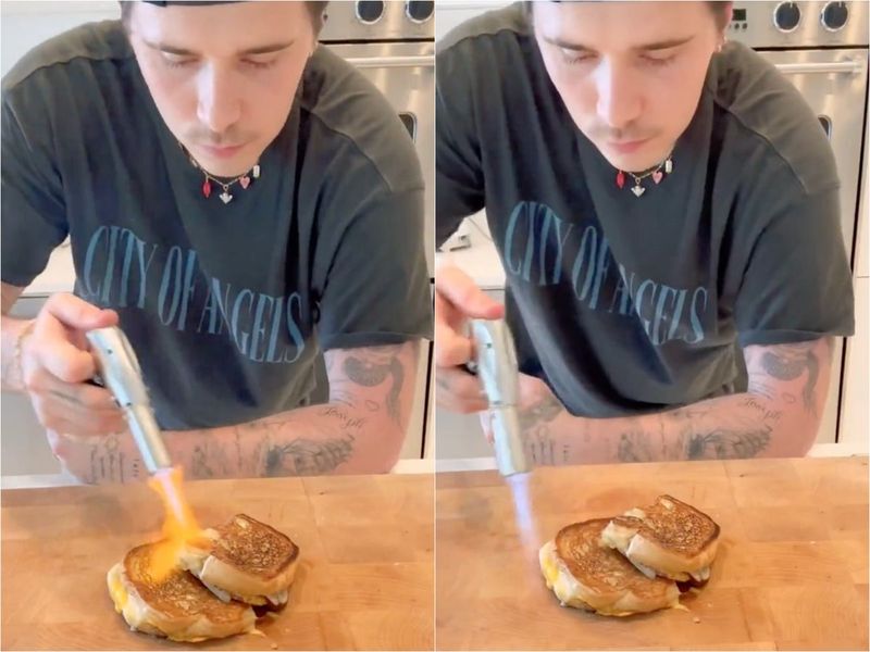 Turning A Simple Grilled Cheese Into A Blowtorch Experiment