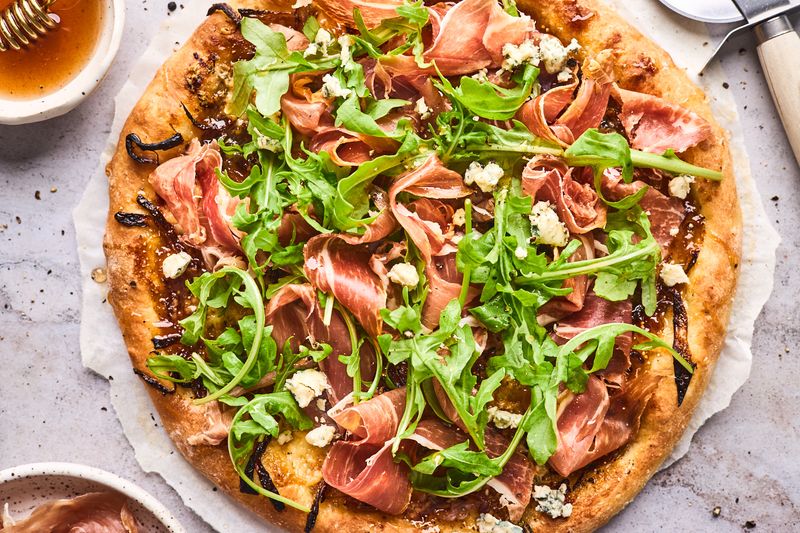 Gorgonzola And Parma Ham Pizza