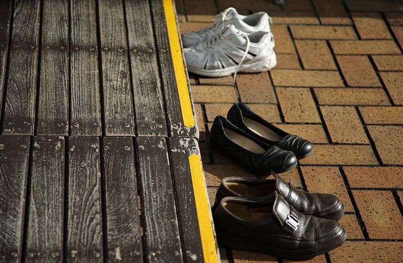 Removing Shoes Before Entering Certain Restaurants