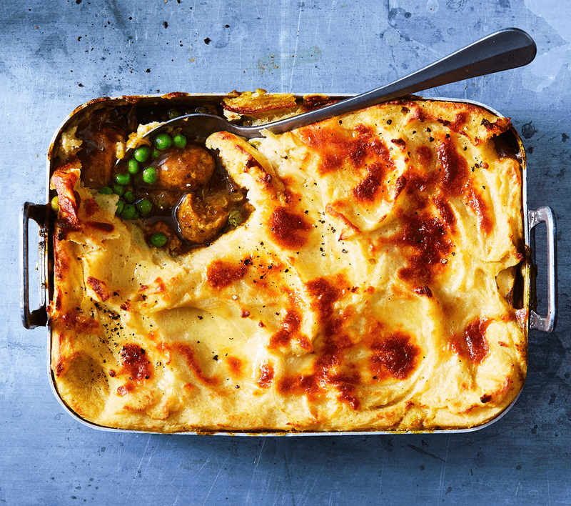 Sausage And Mash Bake
