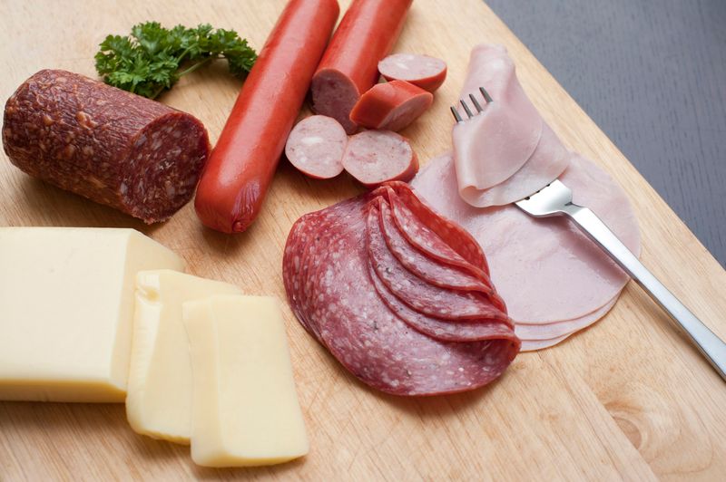 Eating Cold Meats And Cheeses For Breakfast