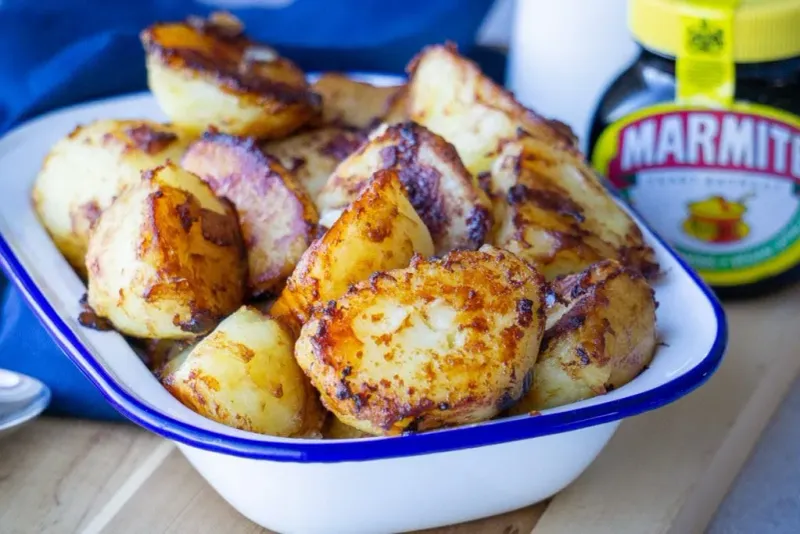 Marmite Roast Potatoes