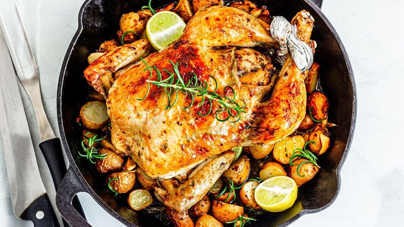 Roast Chicken And Potatoes