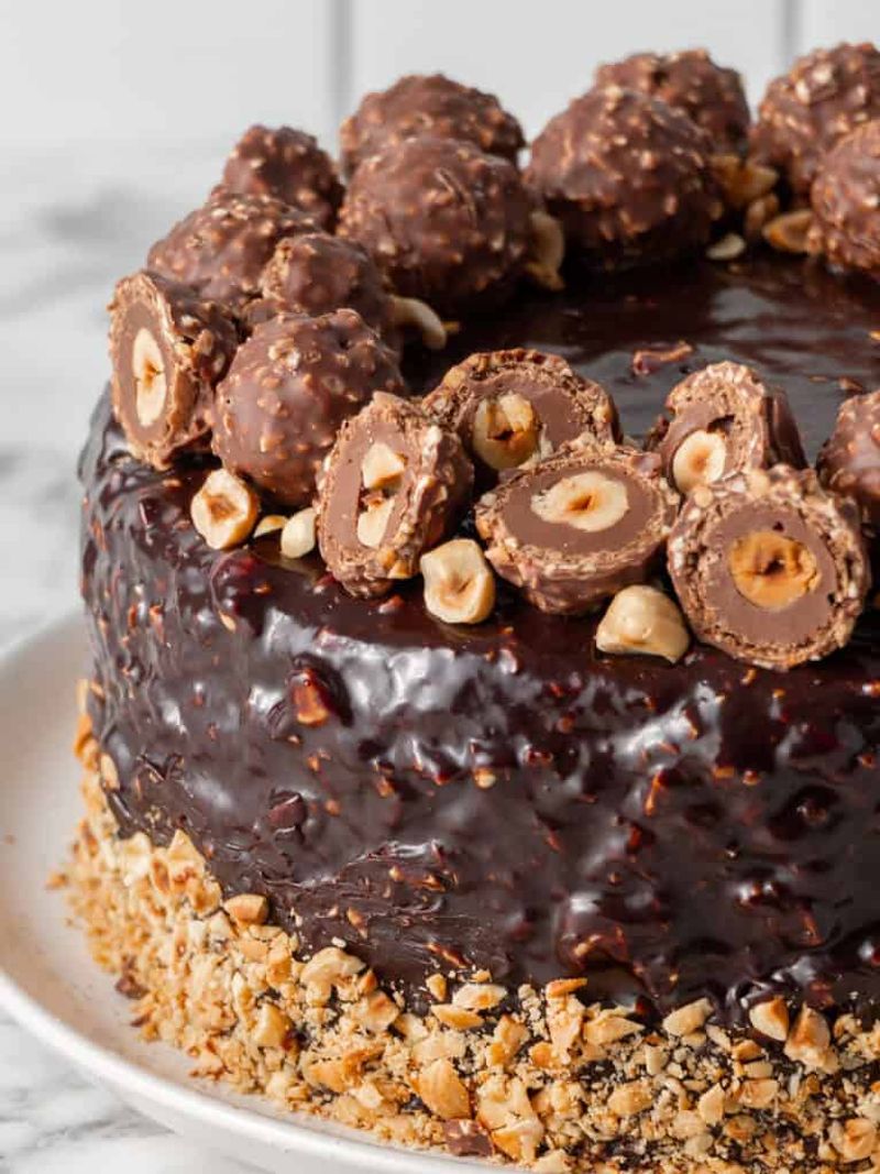 Hazelnut Chocolate Layer Cake