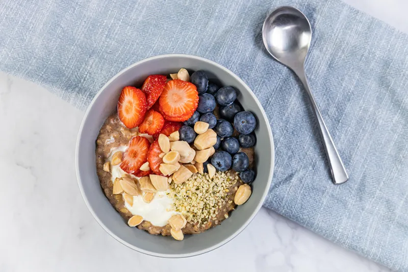 Top With Berries And Greek Yoghurt