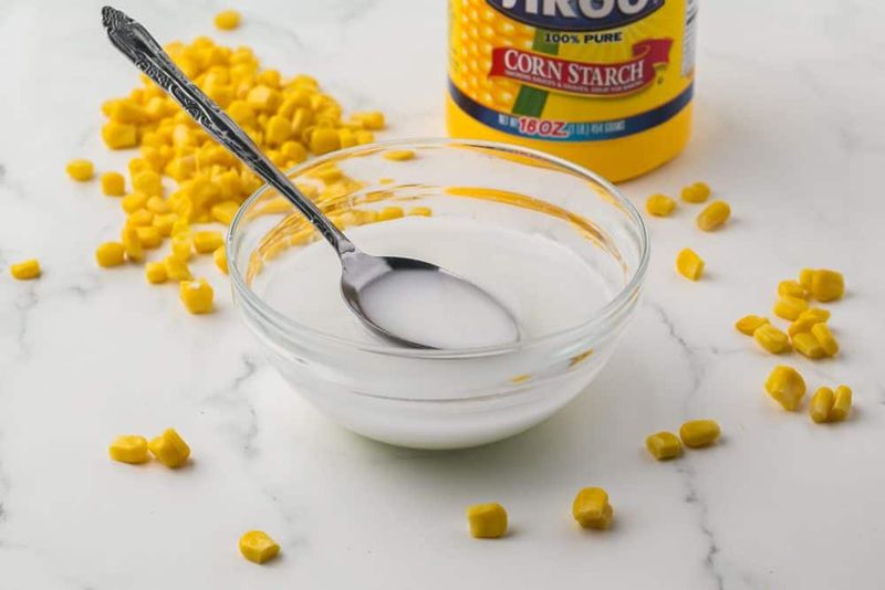 Use Cornflour Slurry