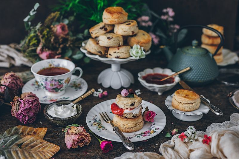 Scones With Jam And Cream