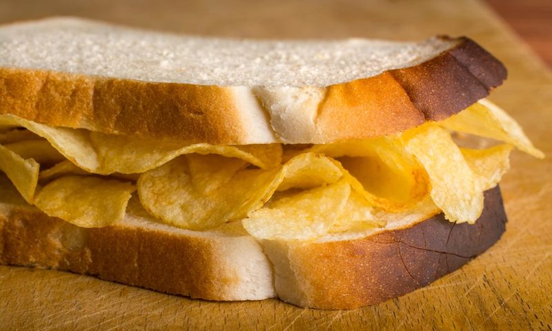 Salt And Vinegar Chips In Sandwiches