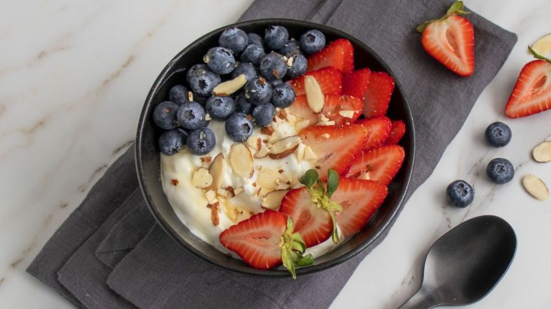 Greek Yoghurt With Honey And Berries