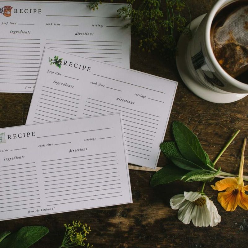 Reading Printed Recipe Cards In-Store