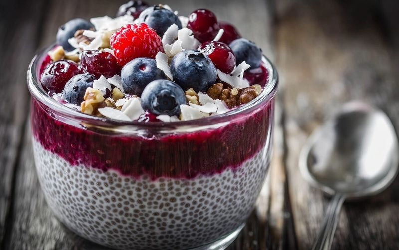 Chia Seed Pudding With Almond Milk