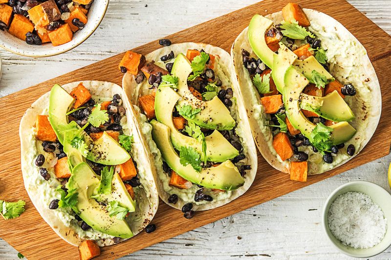 Sweet Potato And Black Bean Tacos