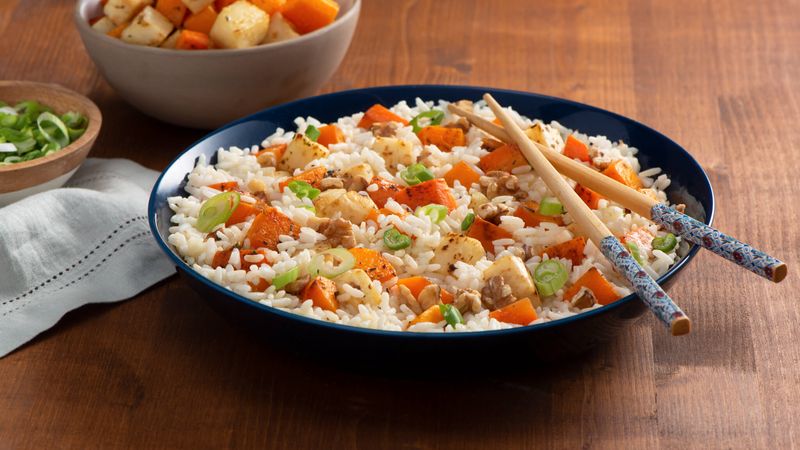 Vegetable Stir Fry With Rice