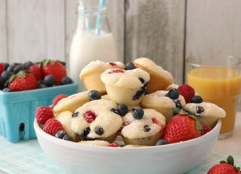 Protein Pancake Bites