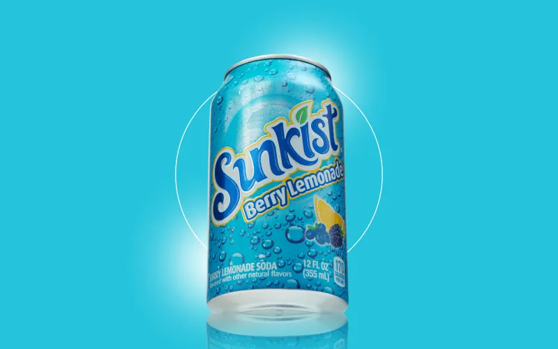 SunKist Berry Lemonade Soda