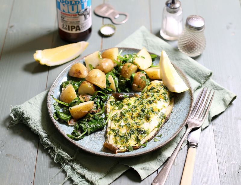 Grilled Plaice With Lemon And Parsley