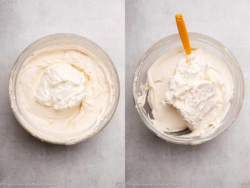 Fold Cream Into The Cheese Mixture