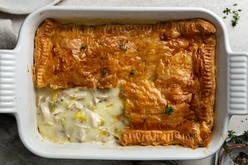 Chicken And Leek Pie