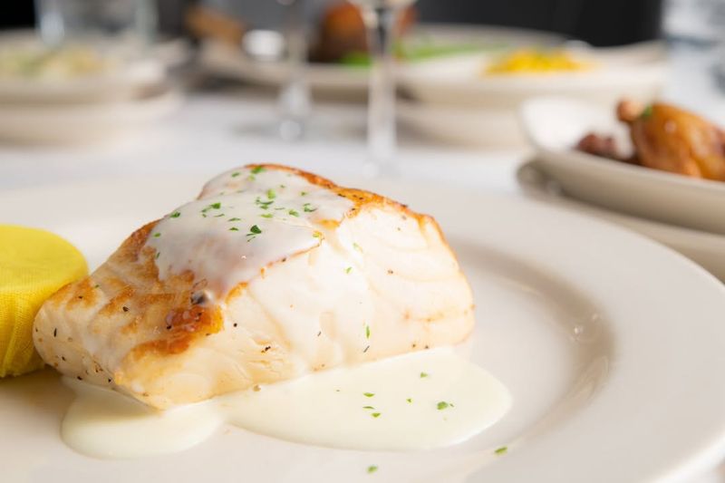 Fillet Of Sea Bass With Lemon Butter Sauce