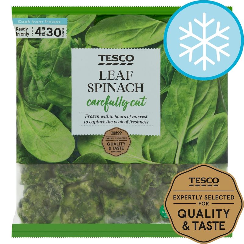 Tesco Leaf Spinach 