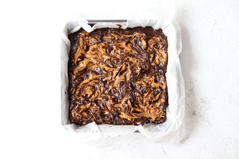 Biscoff Swirl Brownies