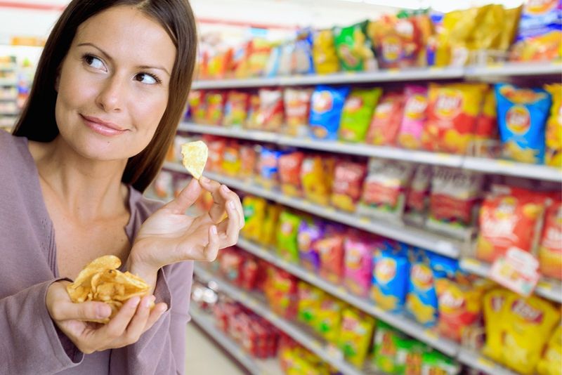 Opening Food Packages Before Paying