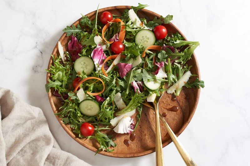 Salad Comes After The Main Course