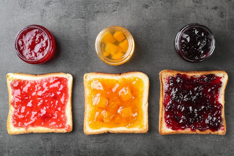 Sweet Spreads Alongside Savoury Plates