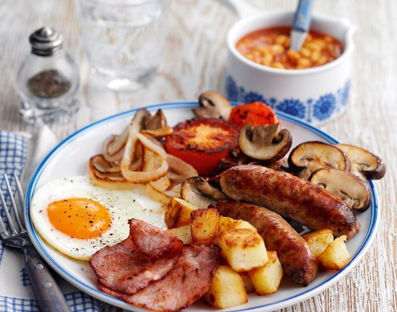 Lighter Full English With Grilled Elements