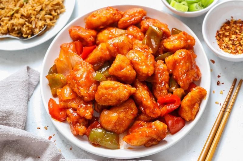 Chinese Takeaway (Sweet And Sour Chicken Or Chow Mein)