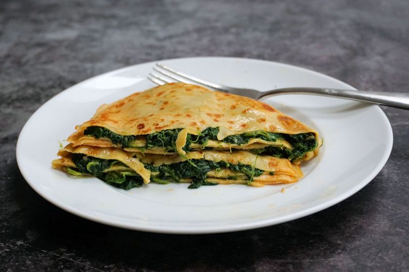 Spinach And Cheese Pancakes