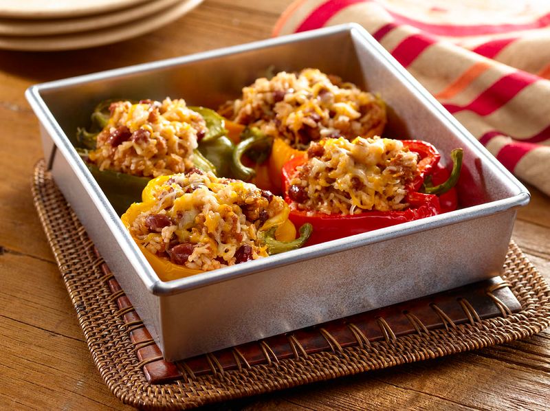 Stuffed Peppers With Rice