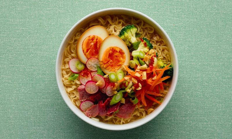 Instant Noodles With Extra Toppings