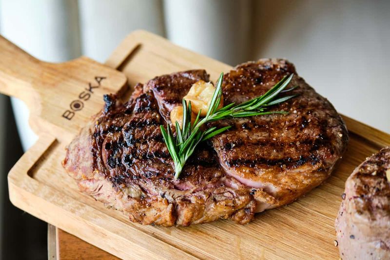 Steakhouse Ribeye Or Sirloin With Baked Potato