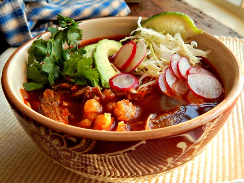 Pozole Rojo With Slow-Cooked Pork