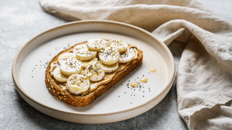 Nut Butter On Wholegrain Toast